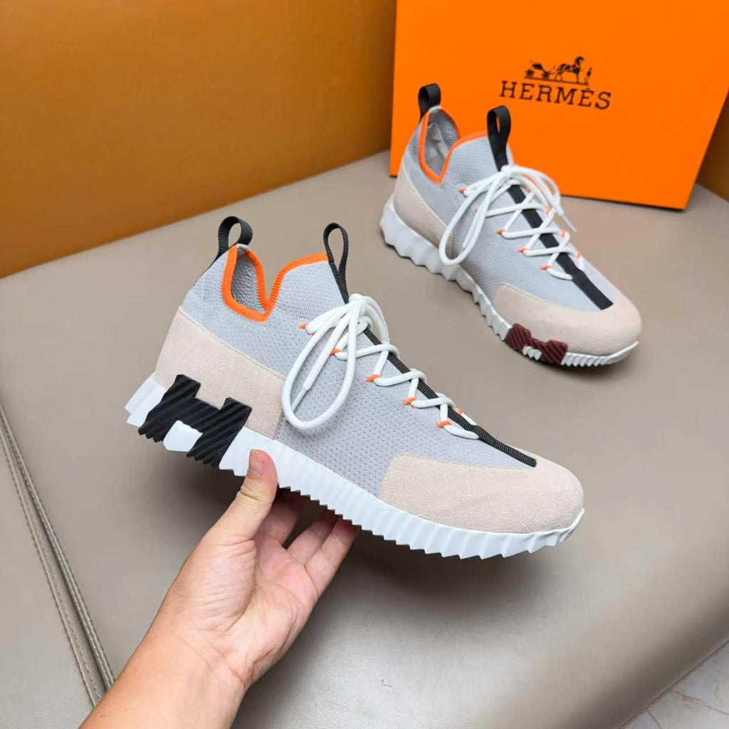Hermès Layered Knit Sneakers