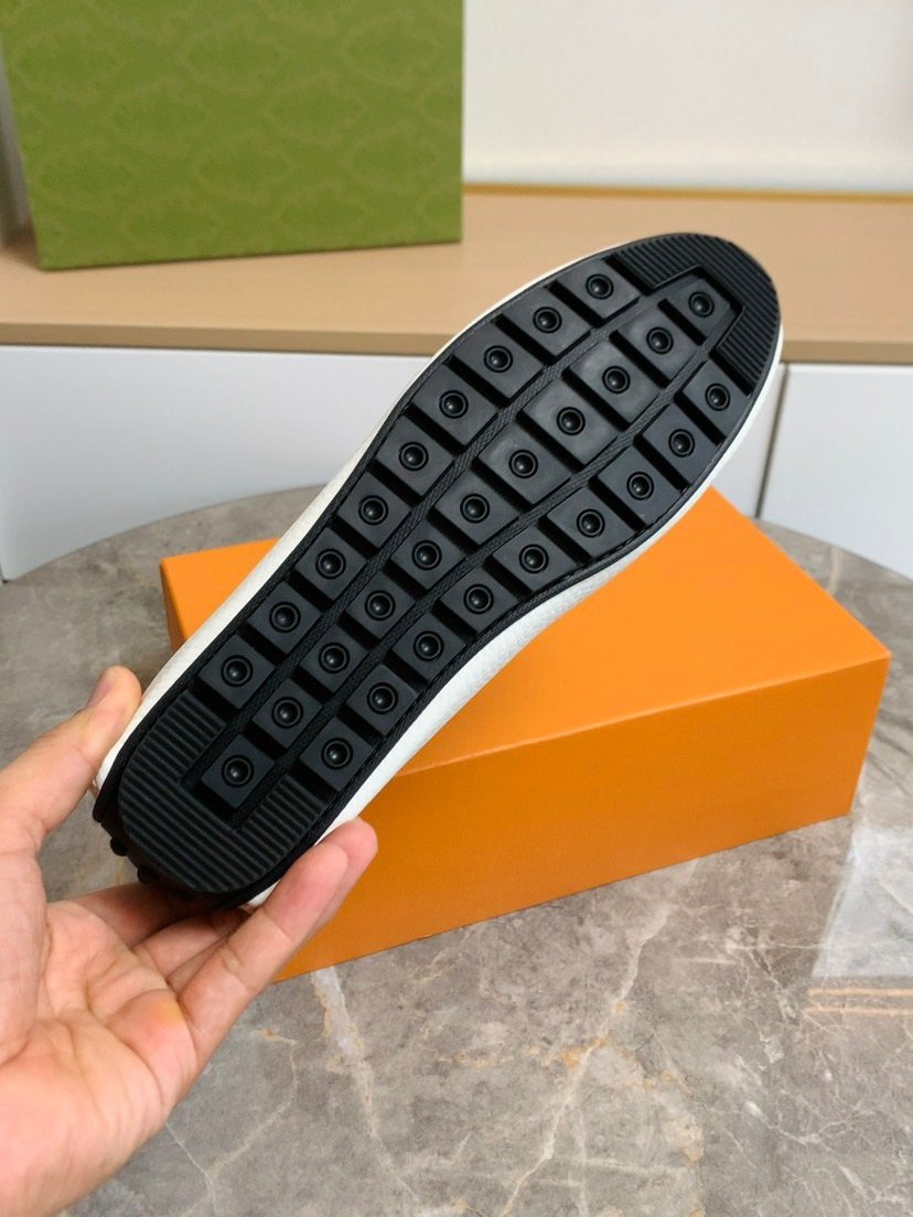 Louis Vuitton Textured Moc-Toe Loafers