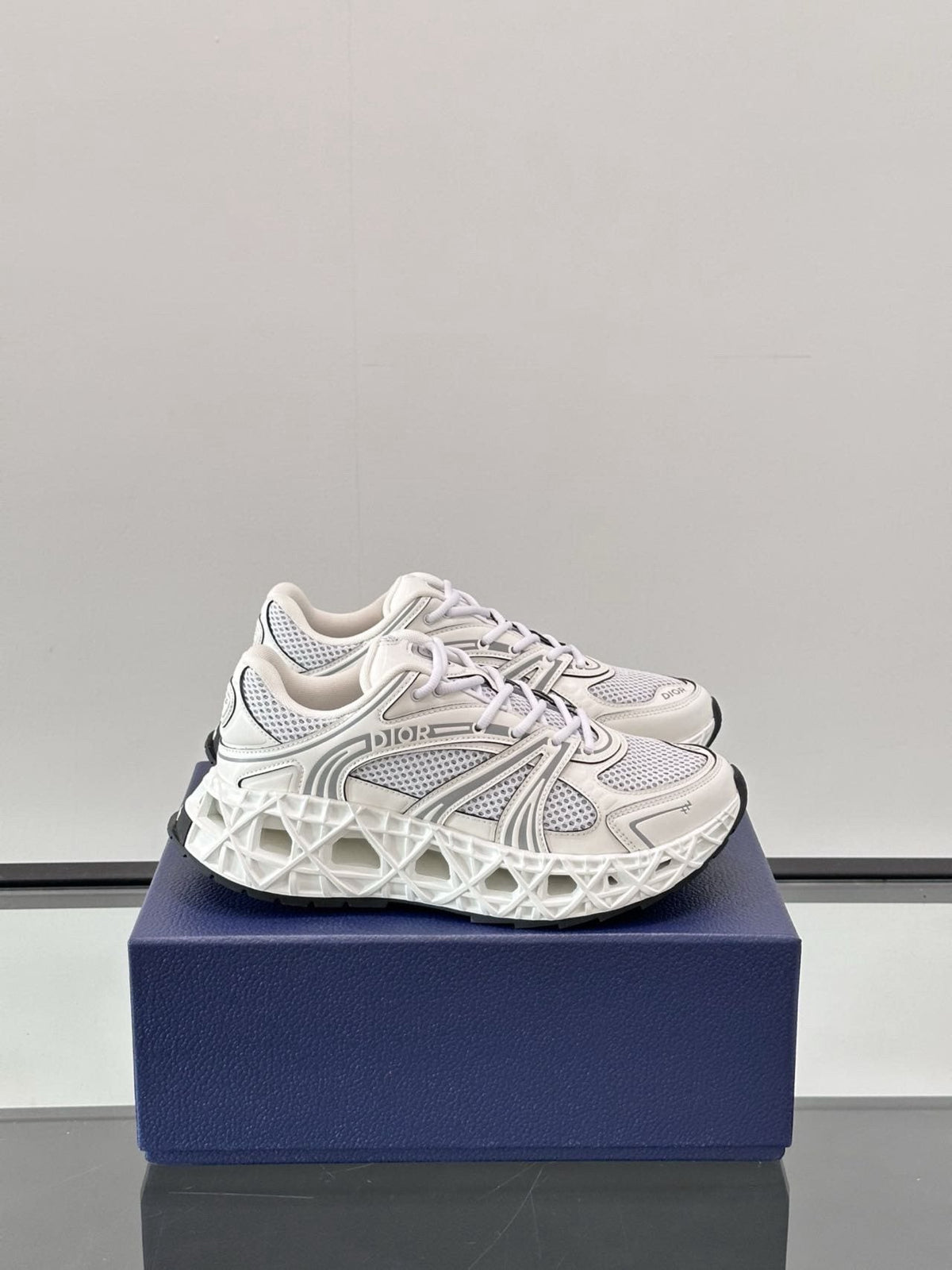 Dior B35 Black Turquoise Sneakers