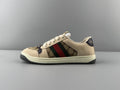 Gucci Beige Web Stripe Sneakers