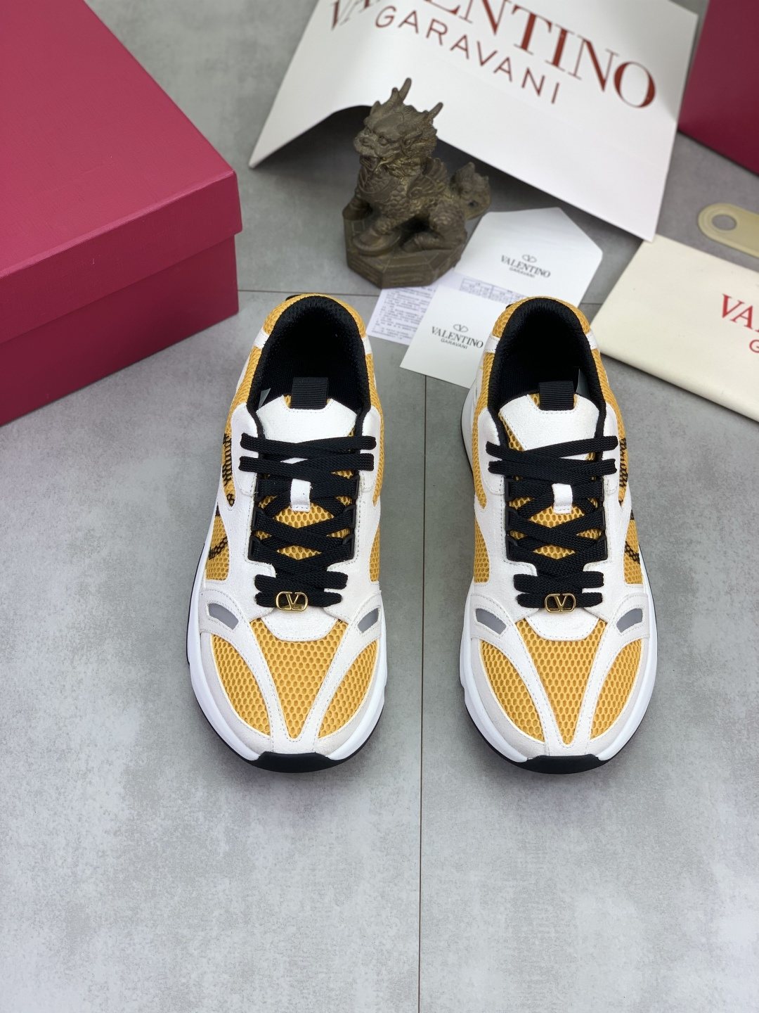 Valentino VLogo Mesh Low-Top Sneakers