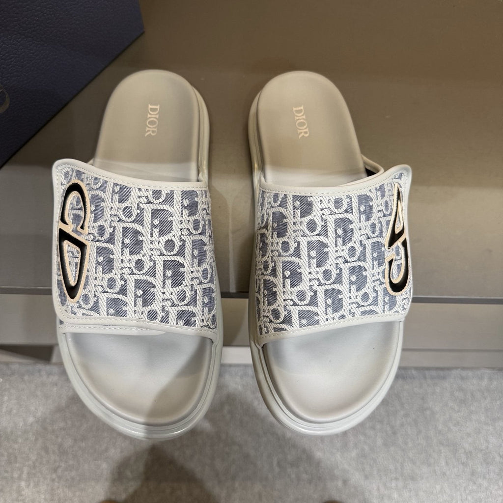 Dior Oblique Slide Sandals