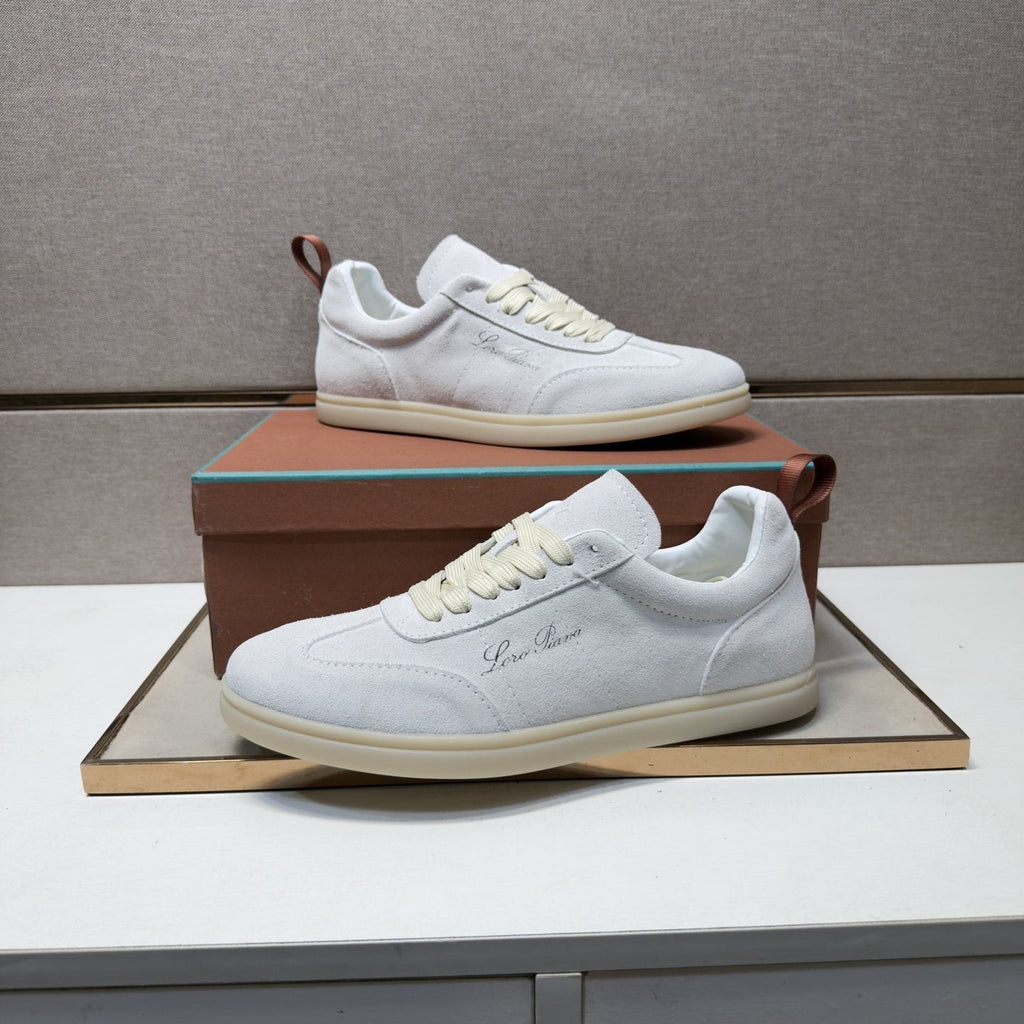 Loro Piana Men's Paneled Low-Top Sneakers