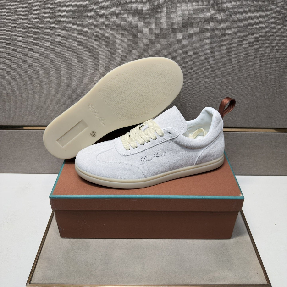 Loro Piana Men's Paneled Low-Top Sneakers
