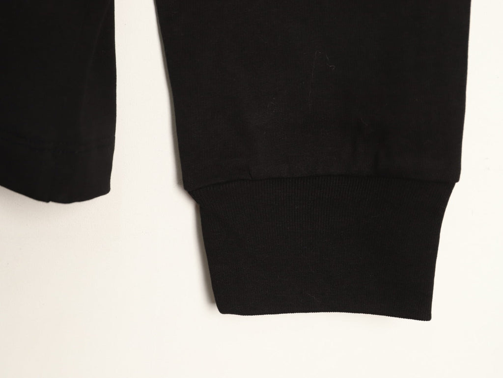 Moncler Lettering Long-Sleeve T-Shirt - Black